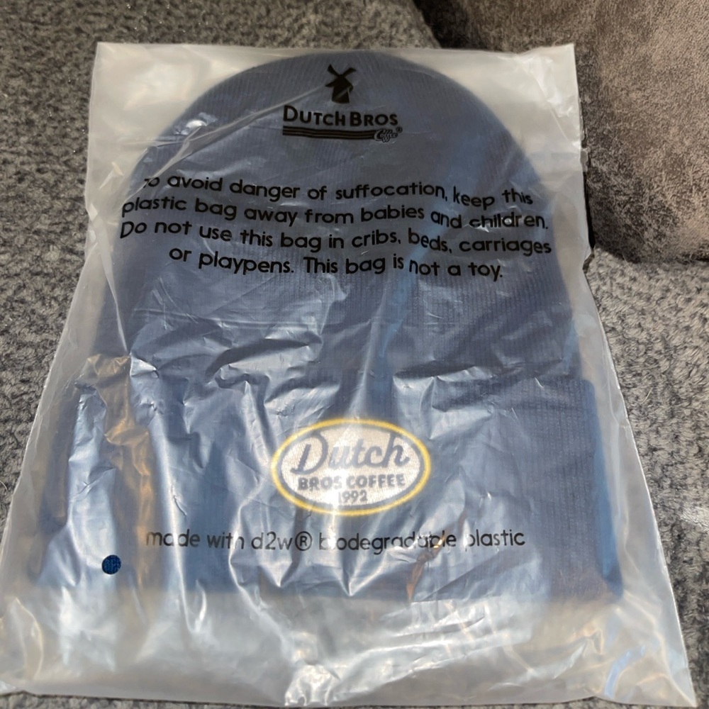 Dutch Bros Black Knit Beanie